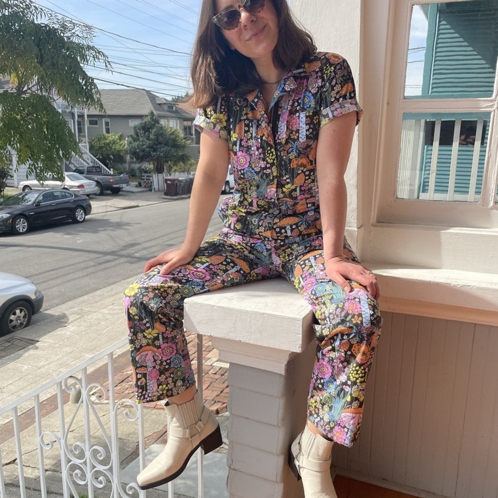 Floral Print Jumpsuit
